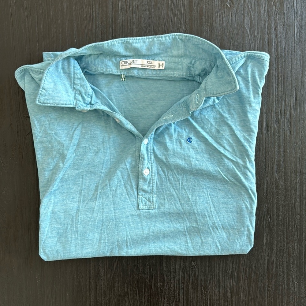 Light Blue Criquet Polo